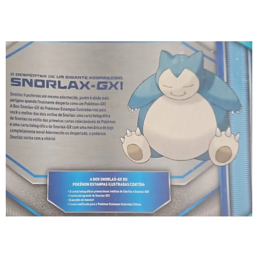 Box Pokémon Snorlax-GX — Copag, lacrada — foto 4