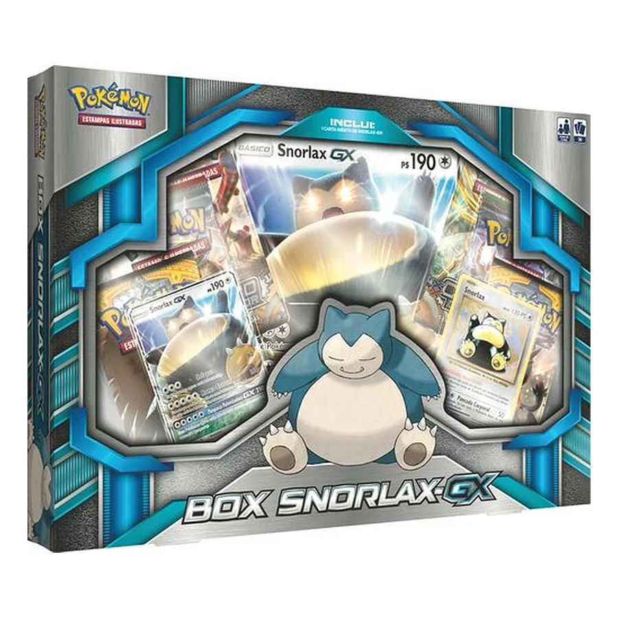 Box Pokémon Snorlax-GX — Copag, lacrada