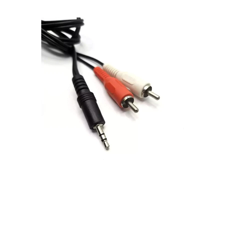 Cabo P2 Estéreo x 2 RCA 1,5m - Áudio 3,5mm