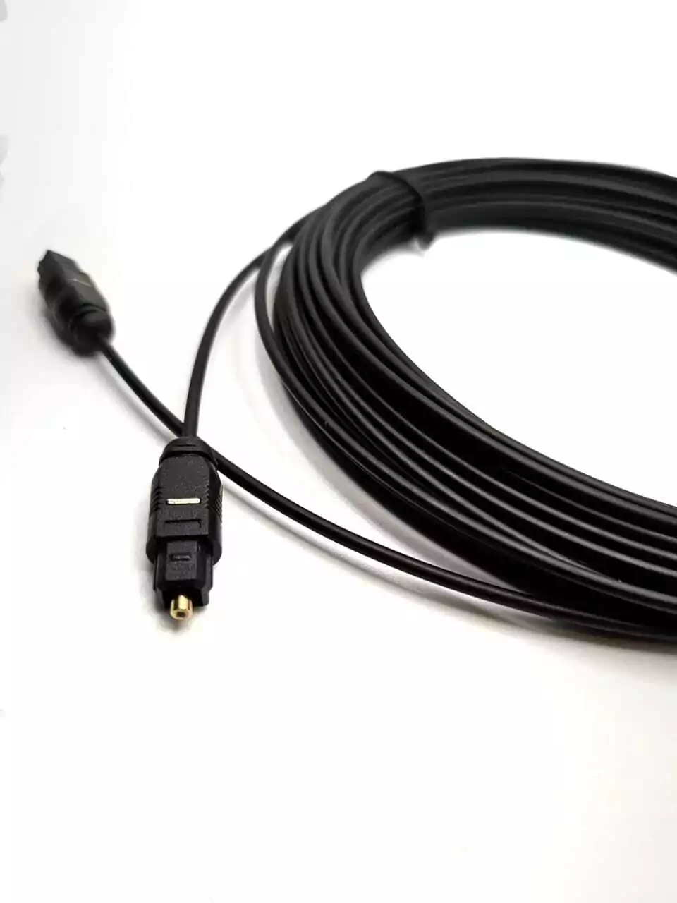 Cabo Toslink + Toslink Áudio Fibra Óptica