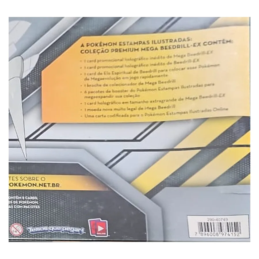 Box Pokémon Coleção Premium Mega Beedrill-EX — Copag, lacrada — foto 4