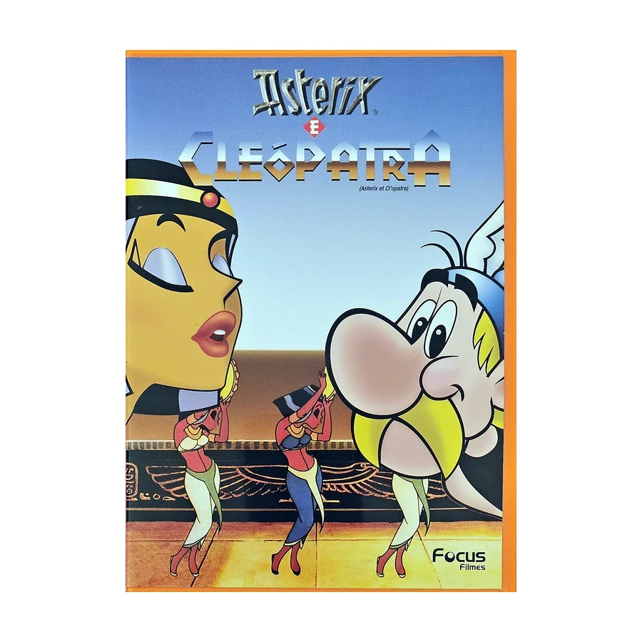 DVD Asterix e Cleópatra — desenho animado, dublado — original, usado — foto 2