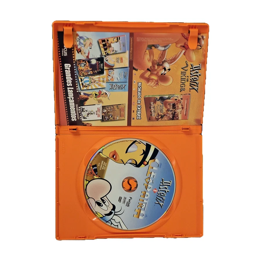 DVD Asterix e Cleópatra — desenho animado, dublado — original, usado — foto 4