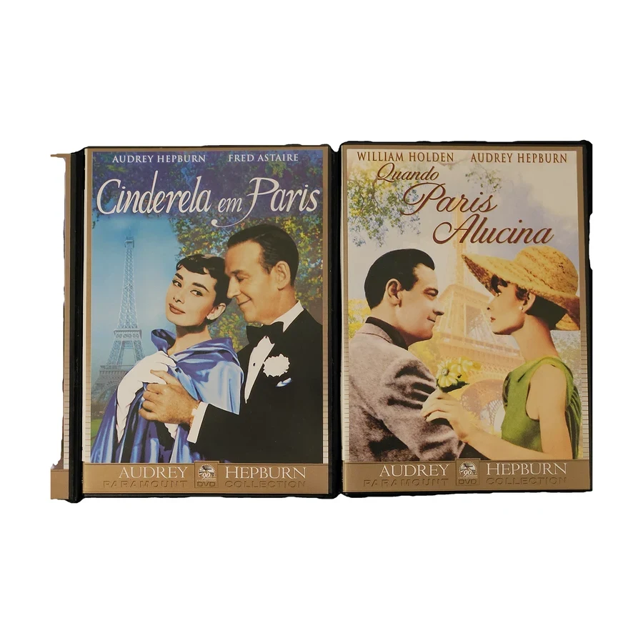 Box DVD Audrey Hepburn — Coleção Especial de Luxo, 4 filmes (Bonequinha de Luxo, Sabrina e mais) — raro, original, usado — foto 8