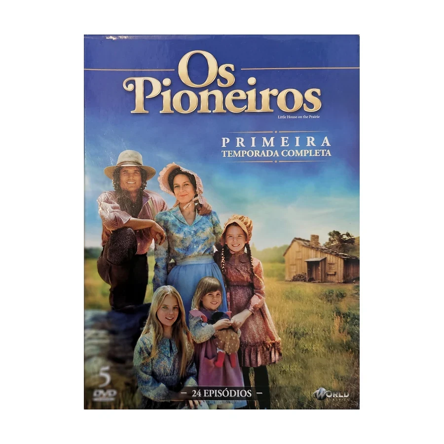 DVD Box Os Pioneiros — 1ª Temporada Completa, 5 discos — raro, original, usado — foto 2