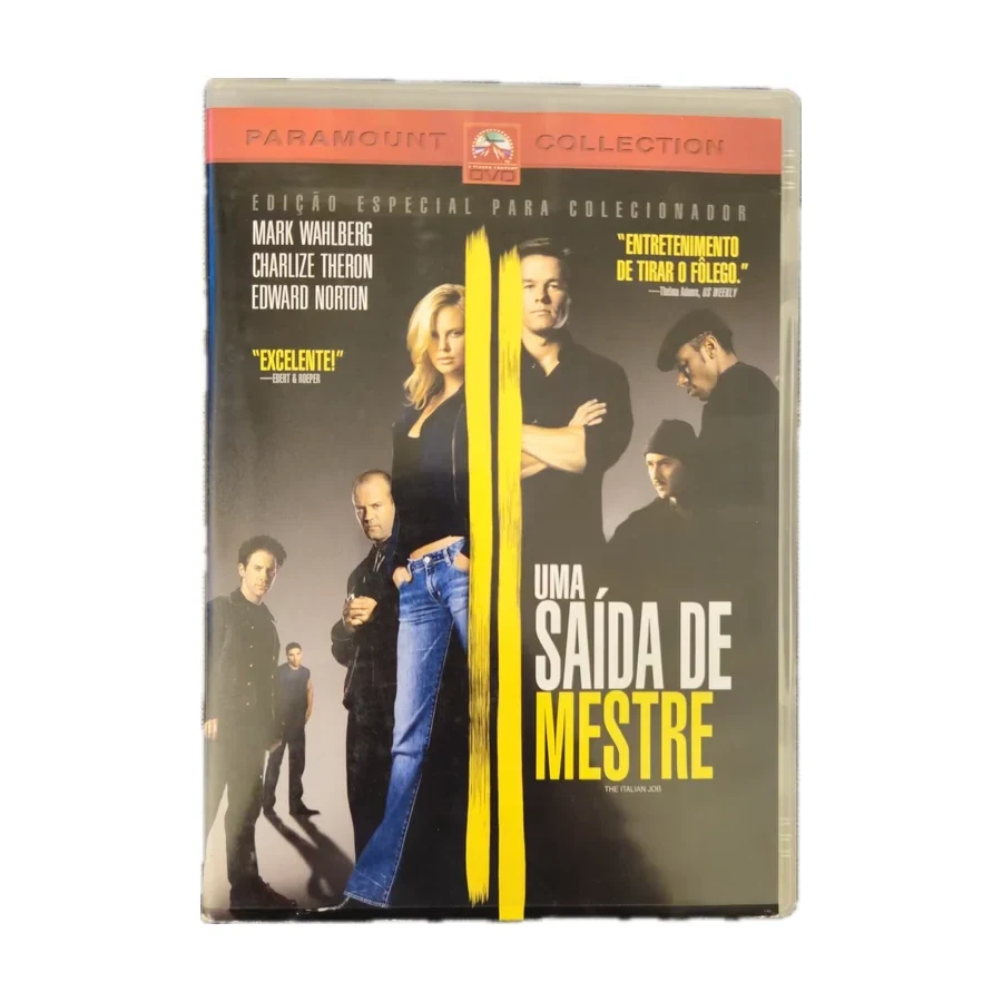Box 2 DVDs Um Golpe à Italiana + Uma Saída de Mestre — Paramount Collection, raro, original, usado — foto 9