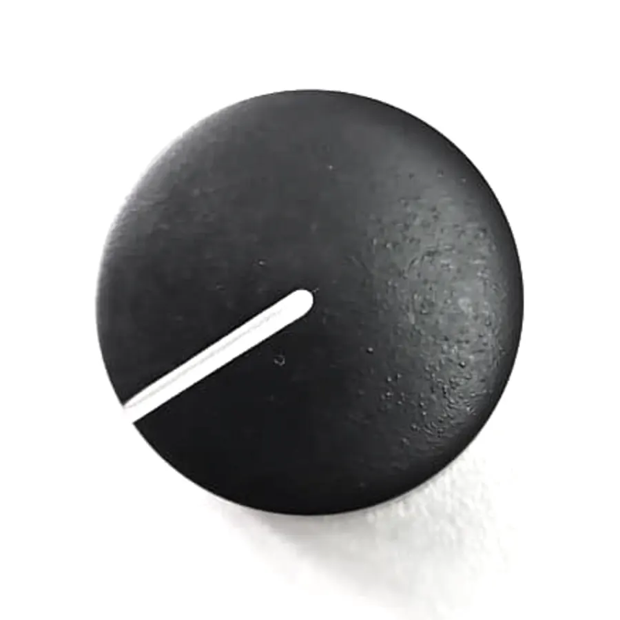 Knob Preto com Marcação para Potenciômetro 29 mm