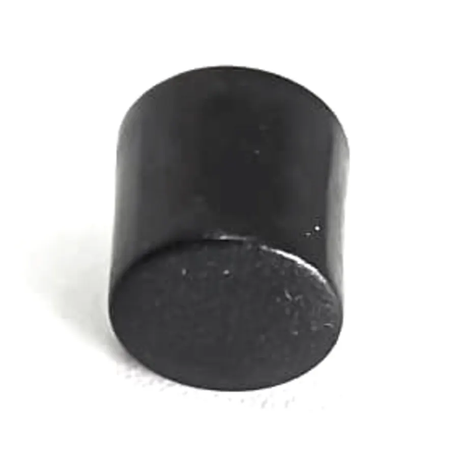 Knob Preto Texturizado para Botão 14 mm