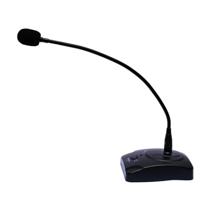 Microfone de Mesa Gooseneck Soundvoice MM-110 Condensador Cardioide